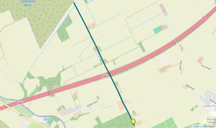British Cycling Chat Moss Bridleway- New Moss Wood to Little Woolden Moss map