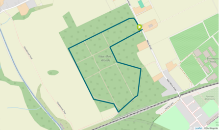 Family Loop at New Moss Wood map