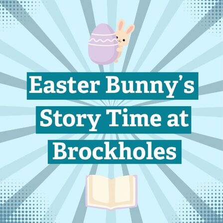 Easter bunny's story time at Brockholes