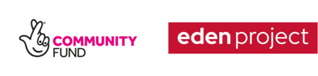 National Lottery Community Fund and Eden Project logos