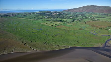A wild edge where the land meets the sea. Millom Saltmarsh, Cumbria. Credit Our Future Coast