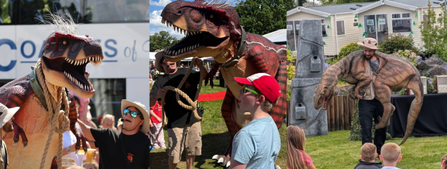 Compilation of Dinosaur Costume and Puppet Images