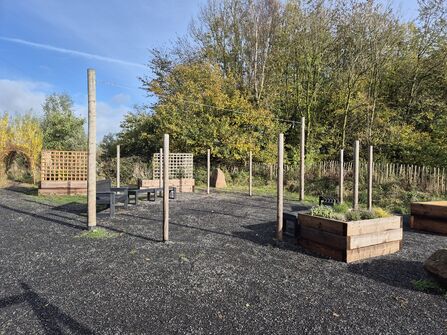 Outdoor classroom area