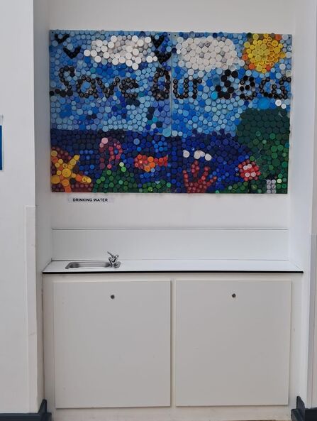 Mosaic created by Highfield Leadership Academy - (c) Hannah Phillipson