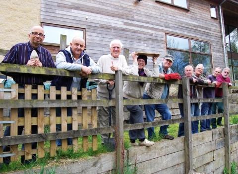 men in sheds