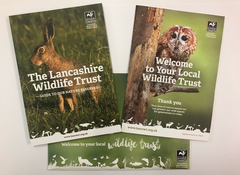 Lancashire Wildlife Trust membership pack