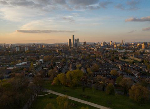 Manchester skyline by Nick Rodd