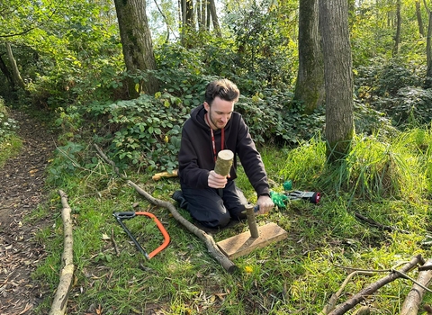 Forest School training in action
