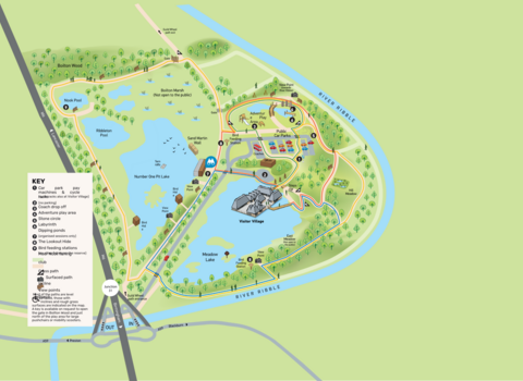 Brockholes reserve map