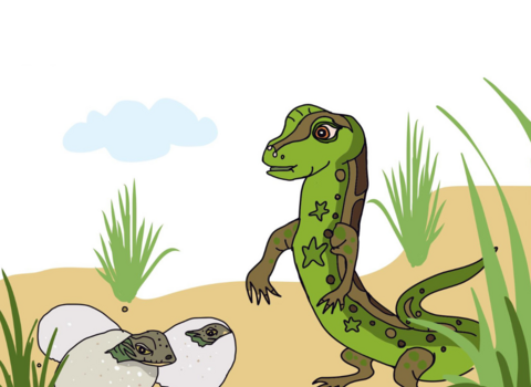 Splendiferous Sand Lizard of North Beach Tale Trail Story Icon
