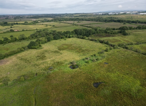 An arial shot of Cutacre