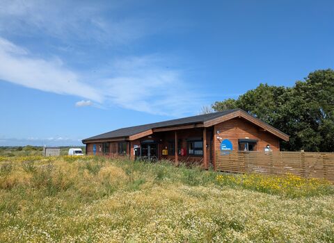 Image of visitor centre at Lunt Meadows Nature Reserve