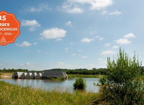 A landscape view of Brockholes with an badger '15 Years of Brockholes, 2011-2026